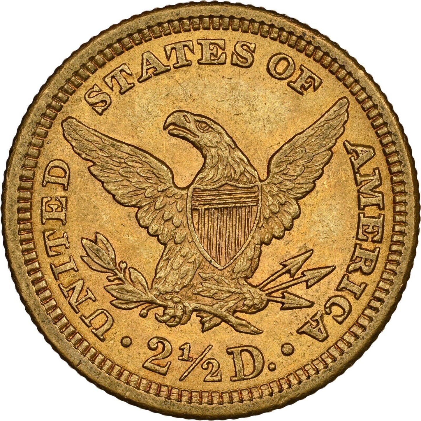 1907 Liberty Head $2.5 Gold Quarter Eagle NGC MS63 high grade gold coin