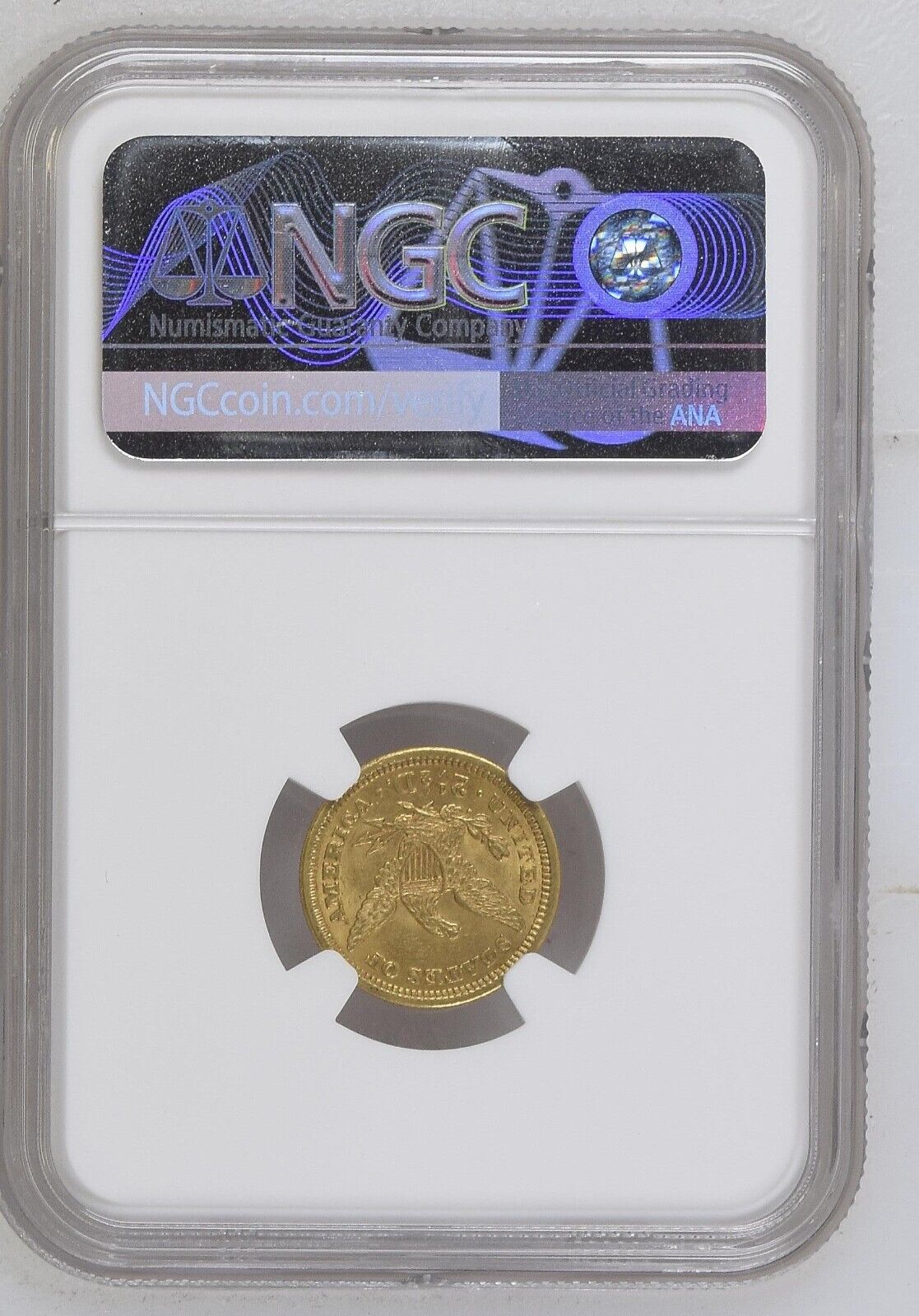 1907 Liberty Head $2.5 Gold Quarter Eagle NGC MS63 high grade gold coin